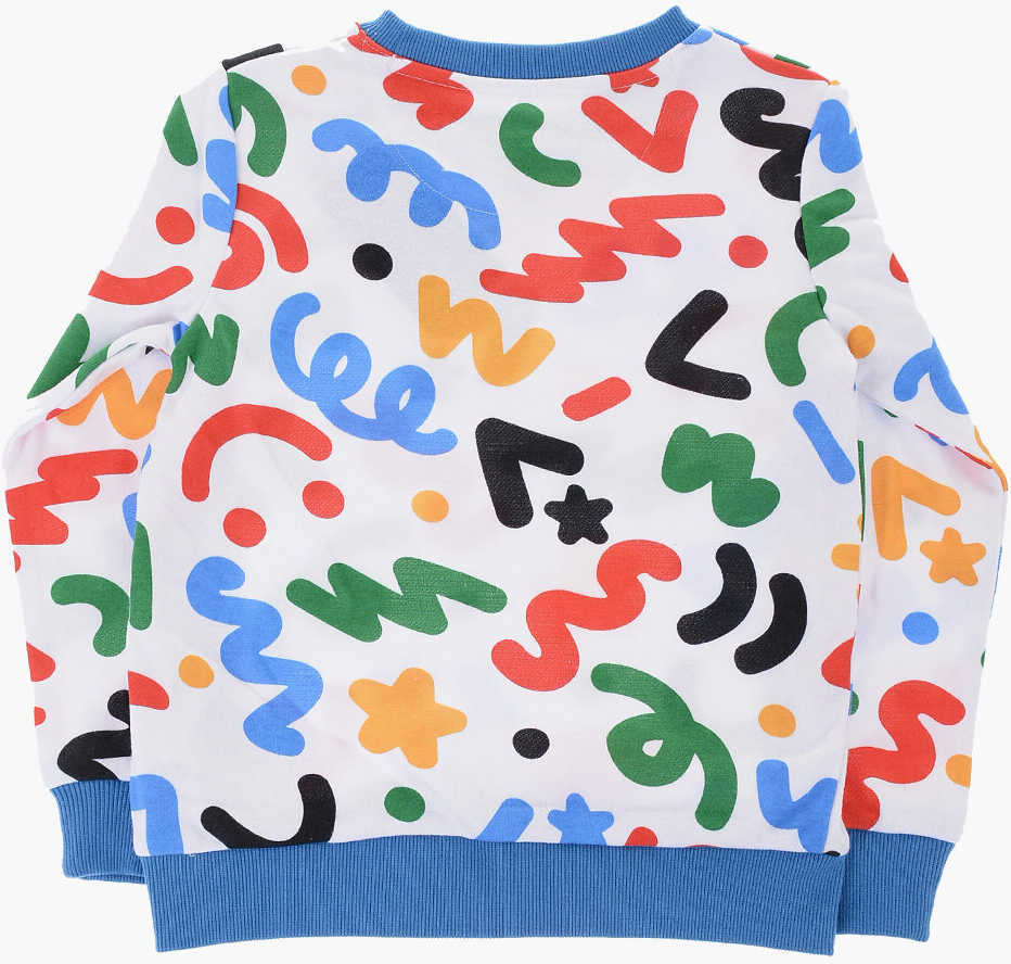 Salopete Converse All Star Chuck Taylor Printed Crewneck Sweatshirt And Jogger Multicolor Baieti (BM 16473690) 4