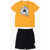 Converse All Star Chuck Taylor Printed Squiggle Shorts And T-Shirt Se Yellow