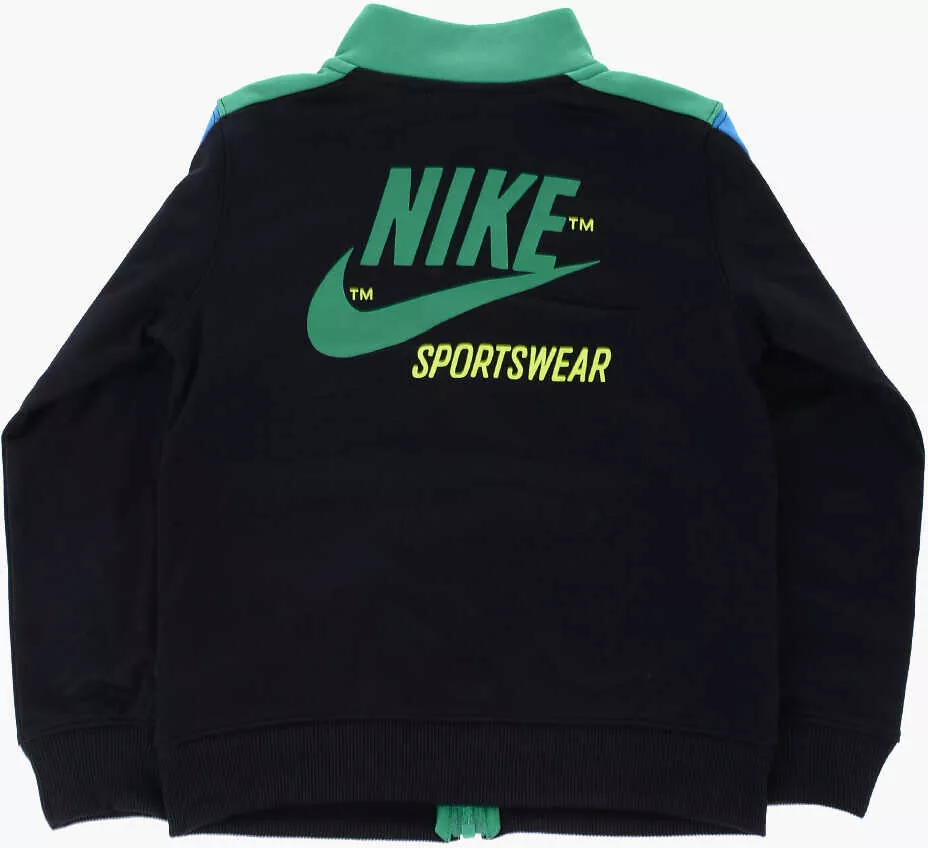 Pantaloni de trening Nike Contrasting Side Bands Joggers And Sweatshirt Set Black Baieti (BM 16473702) 4