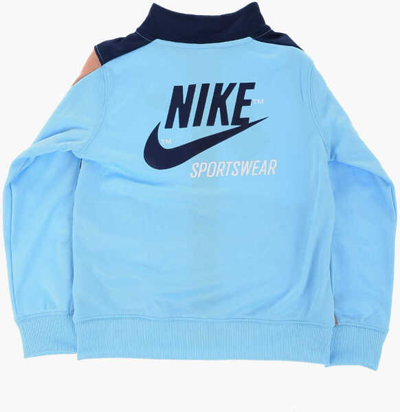 Pantaloni de trening Nike Contrasting Side Bands Joggers And Sweatshirt Set Blue Baieti (BM 16473705) 4