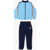 Nike Contrasting Side Bands Joggers And Sweatshirt Set Blue