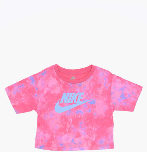 Cravate Nike Tie Dye Effect T-Shirt Boxy And Shorts Set Blue Baieti (BM 16473720) 2