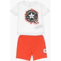 Tricouri Converse All Star Chuck Taylor Maxi Logo Printed T-Shirt And Shorts S