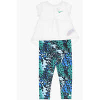 Tricouri Printed Leggings And Asymmetrical T-Shirt Set Baieti