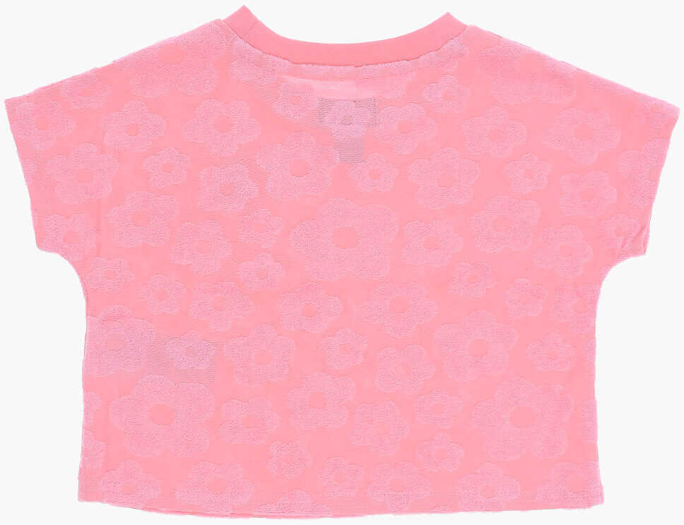 Tricouri Converse All Star Chuck Taylor Floral- Jacquard T-Shirt And Shorts Se Pink Baieti (BM 16473762) 4