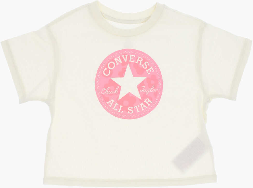 Tricouri Converse All Star Chuck Taylor Two-Tone Shorts And T-Shirt Setton White Baieti (BM 16473768) 2