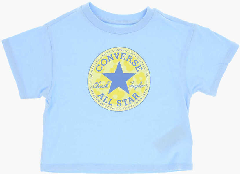 Tricouri Converse All Star Chuck Taylor T-Shirt And Shorts Set With Contrastin Light Blue Baieti (BM 16473771) 2