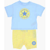 Tricouri Converse All Star Chuck Taylor T-Shirt And Shorts Set With Contrastin