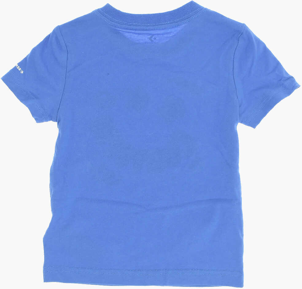 Pantaloni de trening Converse Embossed Logo Squiggle Crew-Neck T-Shirt And Joggers Set Blue Baieti (BM 16473774) 4