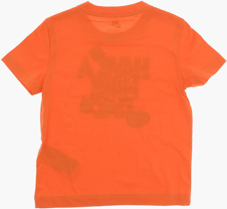 Pantaloni de trening Nike Joggers And Printed T-Shirt Set Orange Baieti (BM 16473783) 4