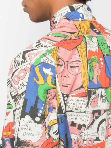 Camasi casual ERL Printed Unisex Shirt With Double Breast Pocket Multicolor Barbati (BM 16473804) 5