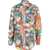 ERL Printed Unisex Shirt With Double Breast Pocket Multicolor