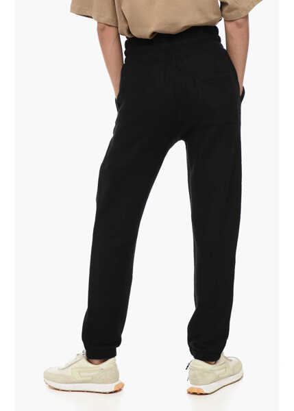Pantaloni de trening HYDROGEN Cotton Blend Unisex Joggers With 3 Pockets Black Barbati (BM 16473837) 3