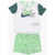 Nike Printed Shorts And Crew-Neck T-Shirt Set White
