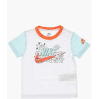 Tricouri Printed Shorts And Crew-Neck T-Shirt Set Baieti