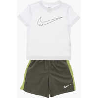 Tricouri Nike Crew-Neck T-Shirt And Dri-Fit Shorts With Printed Logo