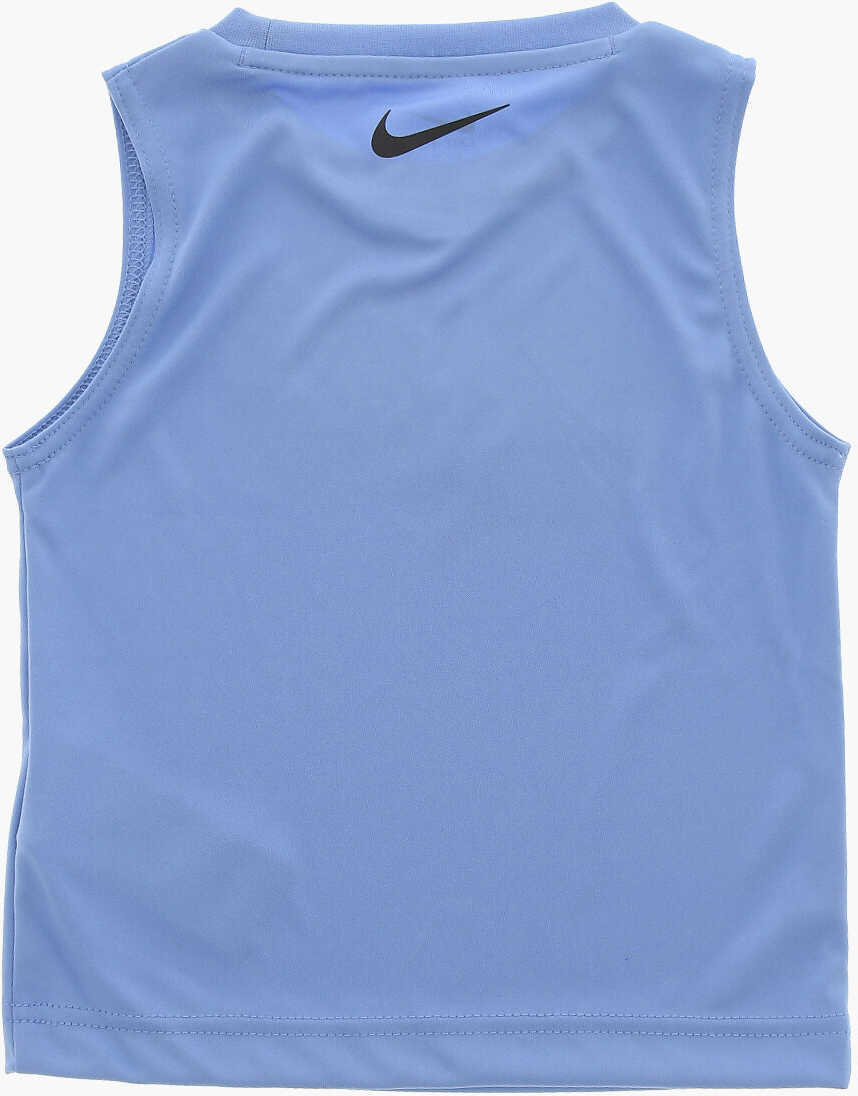 Salopete Nike Tie-Dye Effect Shorts And Crew-Neck Tank Top Set Multicolor Baieti (BM 16473864) 4