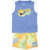 Nike Tie-Dye Effect Shorts And Crew-Neck Tank Top Set Multicolor