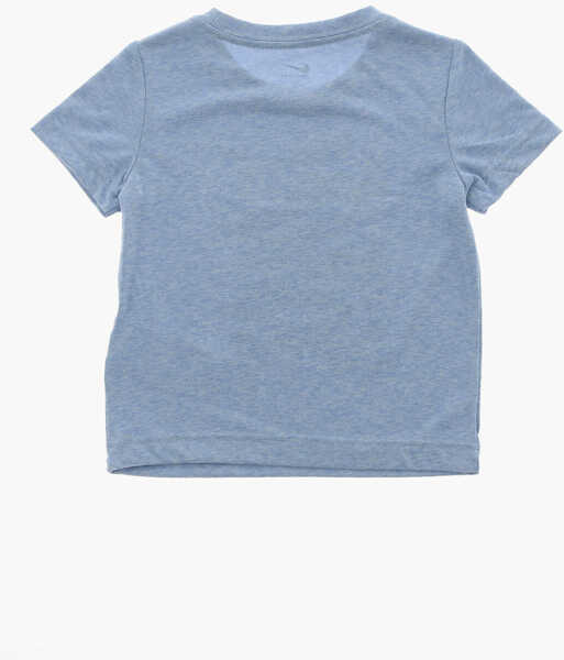 Tricouri Nike Dri-Fit T-Shirt And Shorts Set With Printed Logo Blue Baieti (BM 16473885) 4