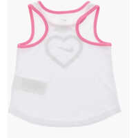 Salopete pentru Baieti - Salopete Nike Dri-Fit Shorts And Tank Top Set With Printed Logo White Baieti (BM 16473903) - B-mall.ro