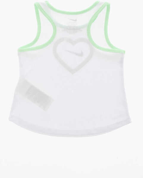 Salopete Nike Dri-Fit Shorts And Tank Top Set With Printed Logo White Baieti (BM 16473906) 4