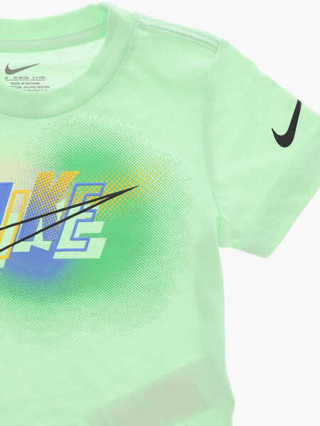 Tricouri Nike T-Shirt And Shorts Set With Faded Side Stripe Black Baieti (BM 16473909) 3