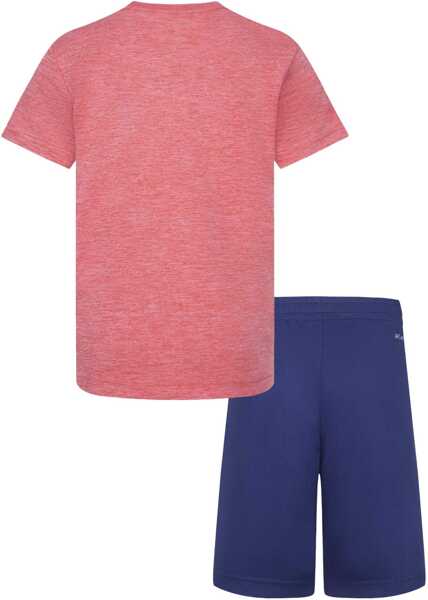 Tricouri Nike Dri-Fit T-Shirt And Shorts Set With Printed Logo Blue Baieti (BM 16473915) 2