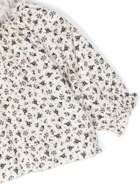 Bluze DOUUOD Floral Patterned Crew-Neck Blouse Multicolor Barbati (BM 16473948) 3