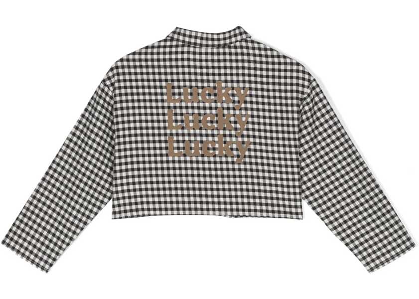 Camasi casual DOUUOD Two-Tone Checked Shirt Black & White Barbati (BM 16473951) 2