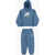 Nike Solid Color Hoodie And Joggers Futura Set Blue