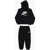Nike Fleeced-Cotton Futura Sweatshirt And Joggers Set Black