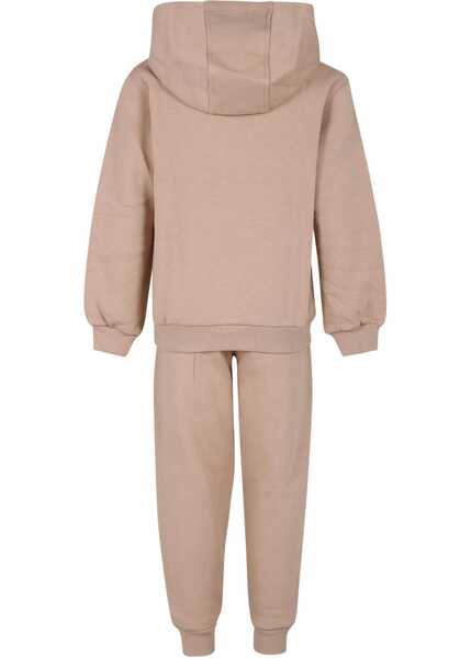 Pantaloni de trening Nike Fleeced-Cotton Futura Sweatshirt And Joggers Set Beige Baieti (BM 16473969) 2