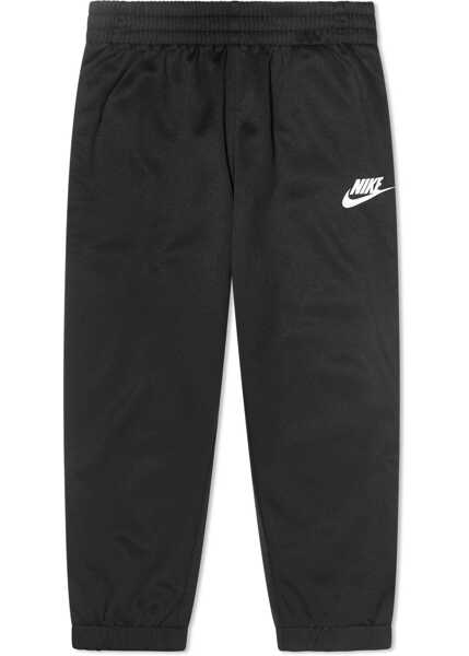 Pantaloni de trening Nike Solid Color Sweatshirt And Joggers Set With Contrasting Logo Black Baieti (BM 16473972) 4