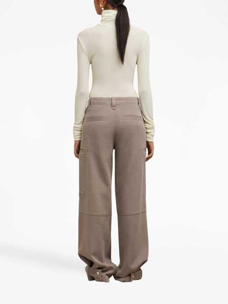 Pulovere casual AMI ALEXANDRE MATTIUSSI Unisex Semi-Sheer Ribbed Top White Barbati (BM 16473978) 4