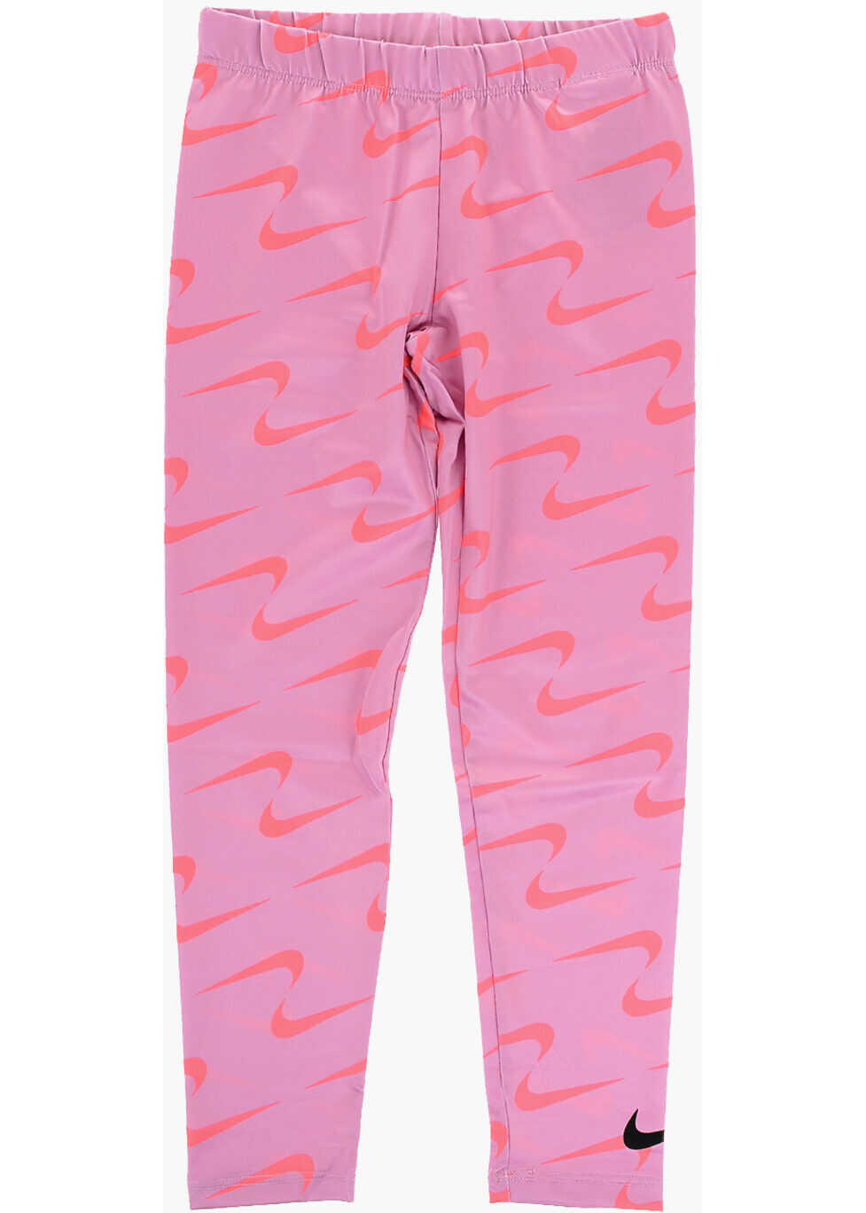 Salopete Nike Crewneck Sweatshirt And Leggings Set With Printed Logo Black Baieti (BM 16474005) 2