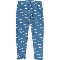 Salopete pentru Baieti - Salopete Nike Crew-Neck Sweatshirt And All Over Logo Leggings Set Blue Baieti (BM 16474008) - B-mall.ro