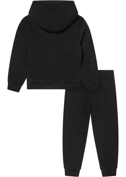 Bluze de trening Nike Fleeced Cotton Blend Hoodie And Joggers Set Black Baieti (BM 16474014) 2