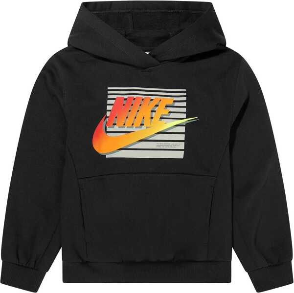 Bluze de trening Nike Fleeced Cotton Blend Hoodie And Joggers Set Black Baieti (BM 16474014) 3