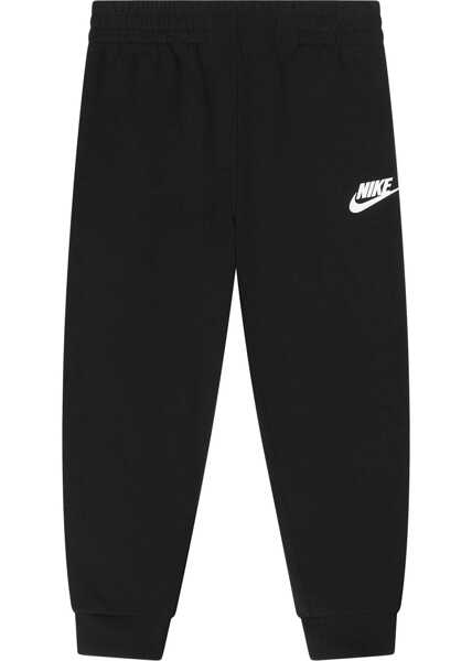 Bluze de trening Nike Fleeced Cotton Blend Hoodie And Joggers Set Black Baieti (BM 16474014) 4