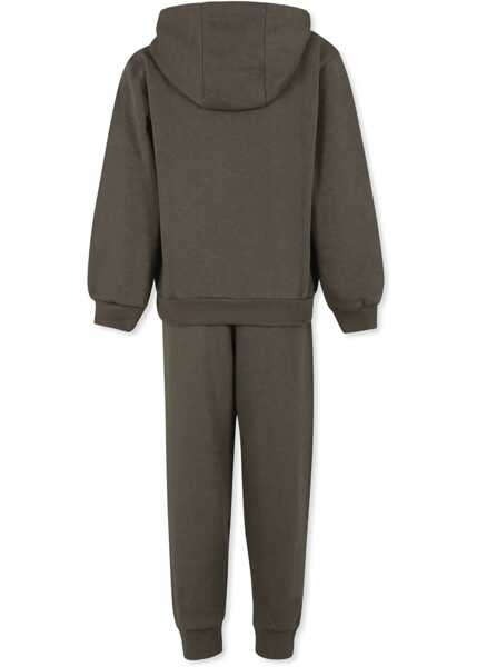 Bluze de trening Nike Fleeced-Cotton Blend Hoodie And Joggers Gradient Futura Set Green Baieti (BM 16474017) 2