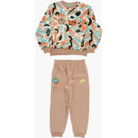 Pantaloni de trening Nike Printed Crew-Neck Sweatshirt And Joggers Set