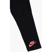 Bluze de trening pentru Baieti - Bluze de trening Nike Acid Wash Effect Floral Patterned Hoodie And Leggings Set Black Baieti (BM 16474026) - B-mall.ro