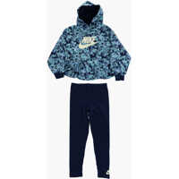 Bluze de trening Nike Leggings And Floral-Motif Fresh Cut Hoodie Set