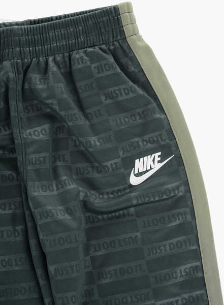 Pantaloni de trening Nike Set Textured Club Felpa E Joggers Con Logo All-Over Military Green Baieti (BM 16474035) 3