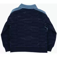 Pantaloni de trening pentru Baieti - Pantaloni de trening Nike All Over Logo Textured Club Joggers And Sweatshirts Set Blue Baieti (BM 16474038) - B-mall.ro