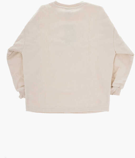 Salopete Converse All Star Chuck Taylor Crew-Neck Sweatshirt And Leggings Set Beige Baieti (BM 16474050) 4