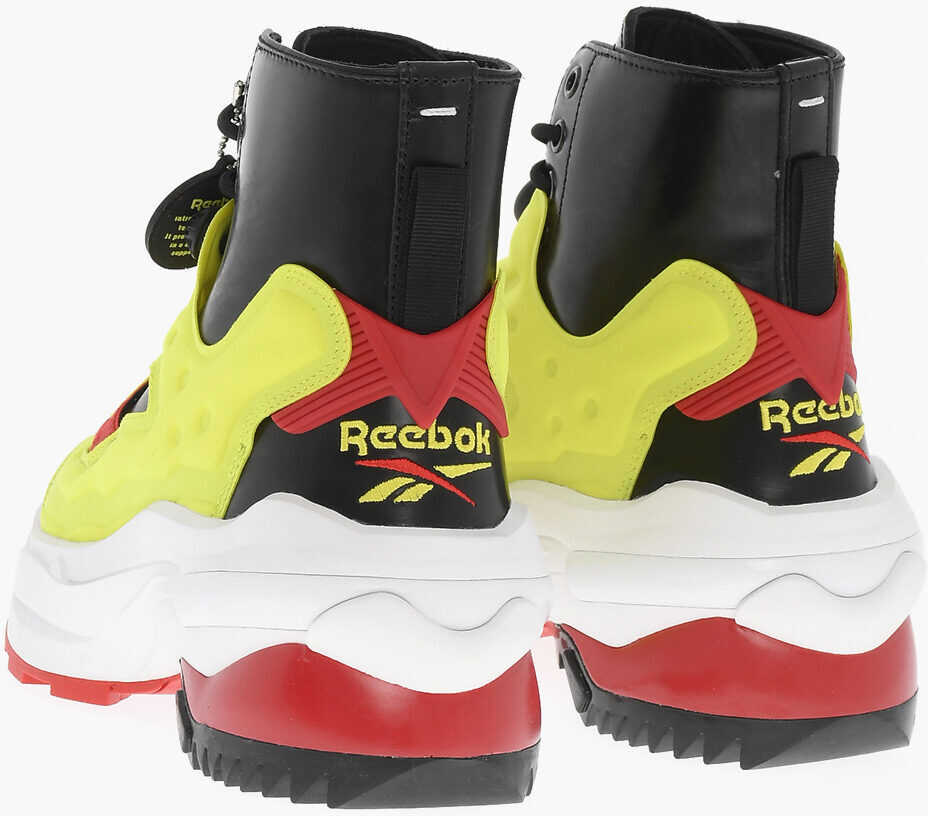 Cizme casual Maison Margiela Mm2 X Reebok Lace-Up Unisex Tabi Booties With Inflatable Det Multicolor Barbati (BM 16474053) 2