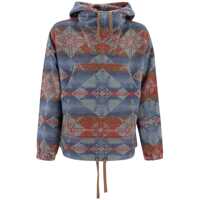 Bluze de trening Beams Plus "Mil Smock Jacquard Shaggy" Hoodie Barbati