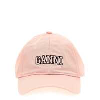 Palarii Ganni Logo Embroidery Cap Femei