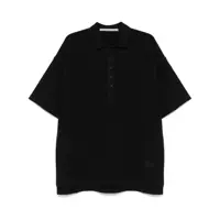 Tricouri Polo Alexander Wang Oversized Unisex Polo T-Shirt W/ Dome Logo Patch Clothing Femei